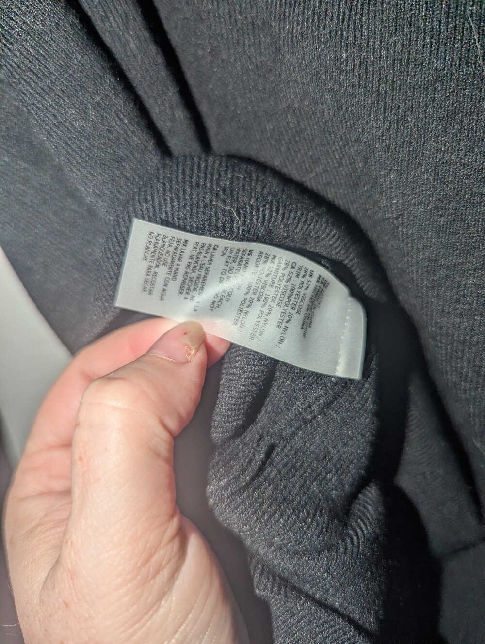 XL NWT La Vila Milano Black Sweater - Picture 5 of 5
